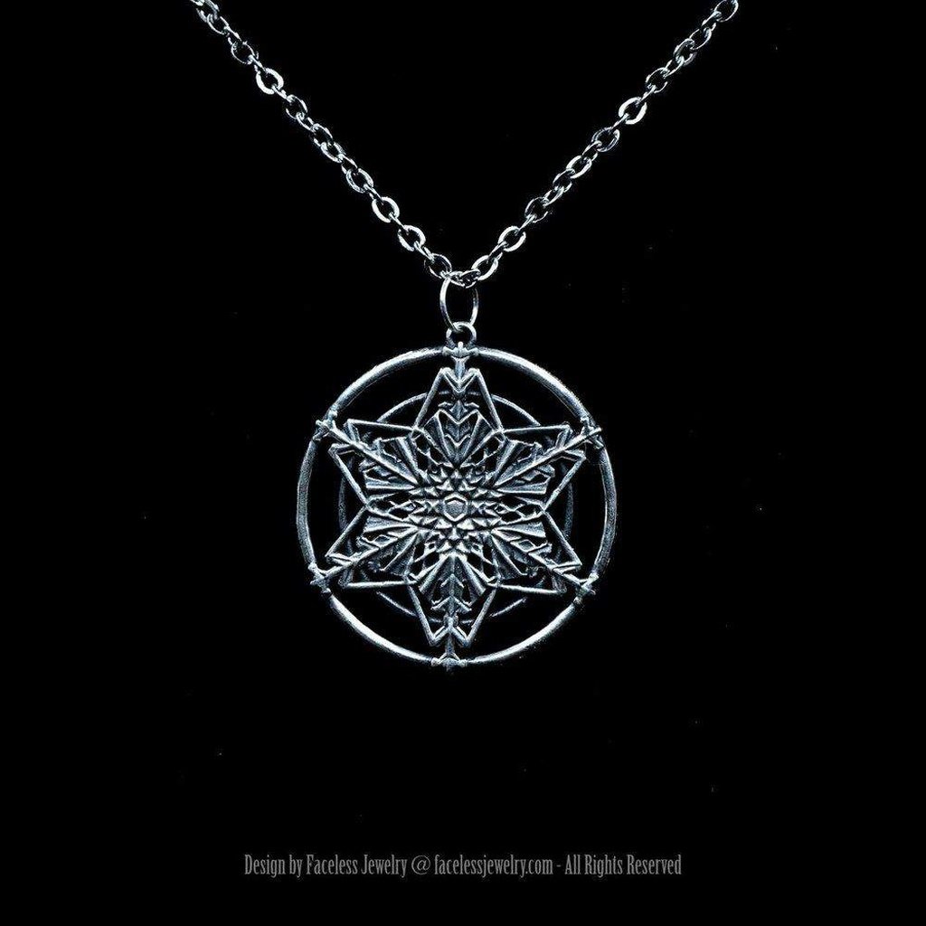 Fractal Frost - Faceless Jewelry - alternative and gothic dark jewelry - for the mysterious and fantastical - take it&