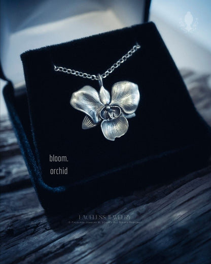 bloom. Orchid — A Sterling Silver Floral Pendant