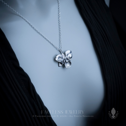 bloom. Orchid — A Sterling Silver Floral Pendant