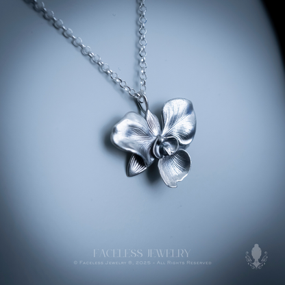 bloom. Orchid — A Sterling Silver Floral Pendant
