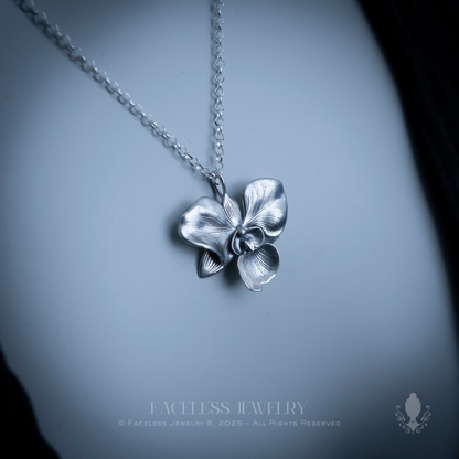 bloom. Orchid — A Sterling Silver Floral Pendant