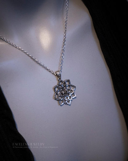 bloom. Lotus — A Sterling Silver Floral Pendant