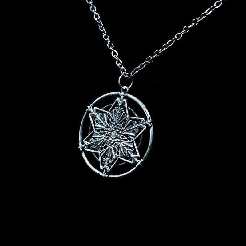 Fractal Frost - Faceless Jewelry - alternative and gothic dark jewelry - for the mysterious and fantastical - take it's beauty with you Pendants