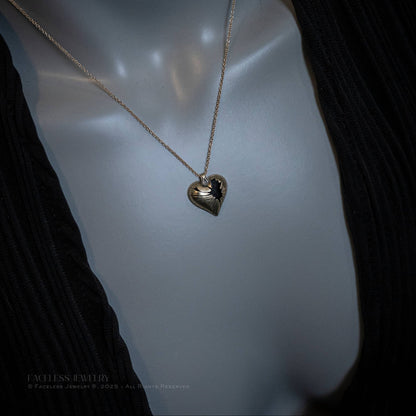 Golden Shatter - Broken Heart Necklace