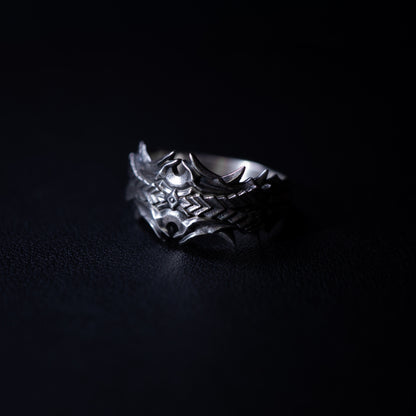 Infernal Dracken - A Sterling Silver Draconic Band