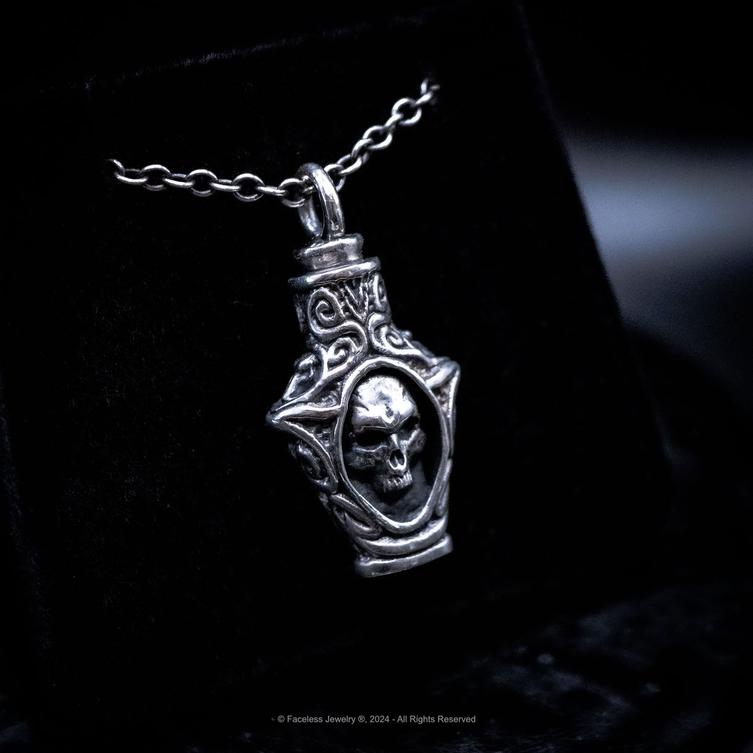 Cryptic Elixir - Faceless Jewelry - alternative and gothic dark jewelry - for the mysterious and fantastical - take it&
