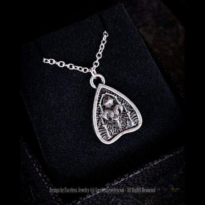 Ossuary Planchette - Faceless Jewelry - alternative and gothic dark jewelry - for the mysterious and fantastical - take it&