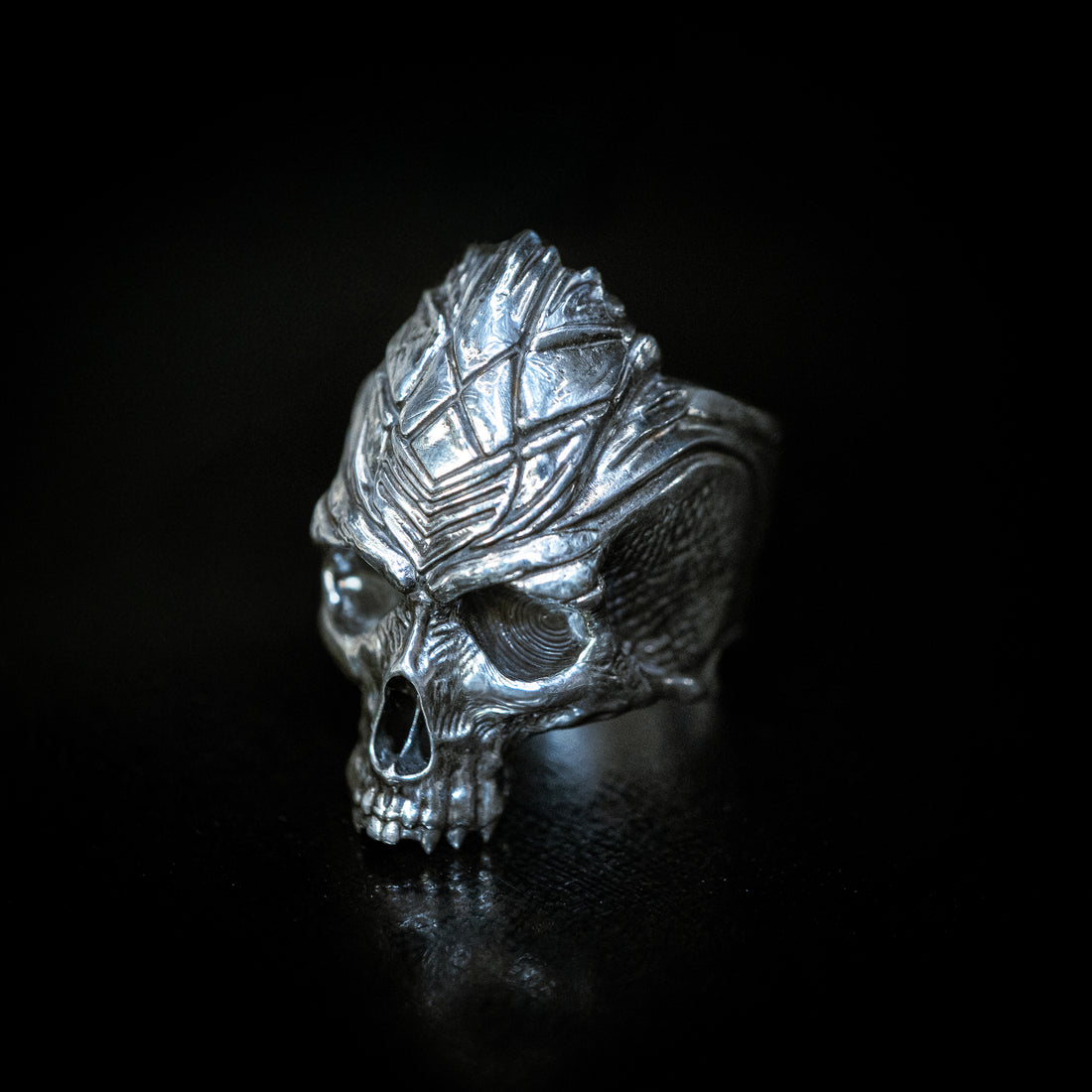 Sacrifice - A Sterling Silver Skull Ring
